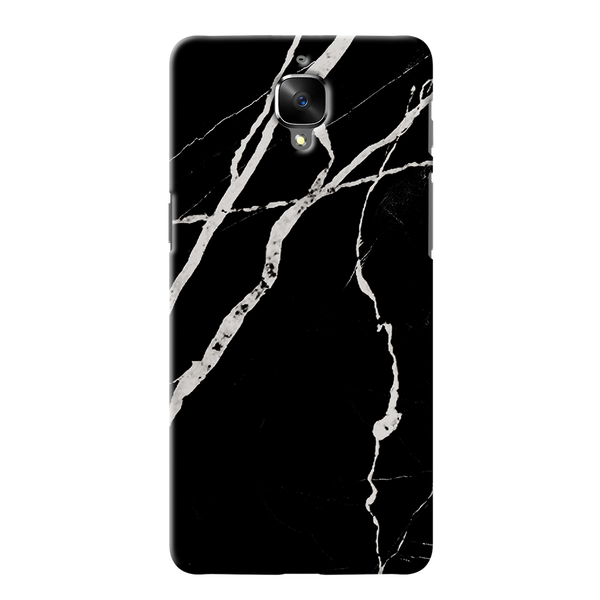 OnePlus 3/3T Back Cover and Case Black Marble Design