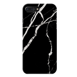 iPhone 7/8 Plus Back Cover and Case Black Marble Design
