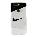OnePlus 5T Nike Marble Back Cover and Case Black Cracked