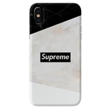iPhone X Back Cover and Case Supreme Marble Design
