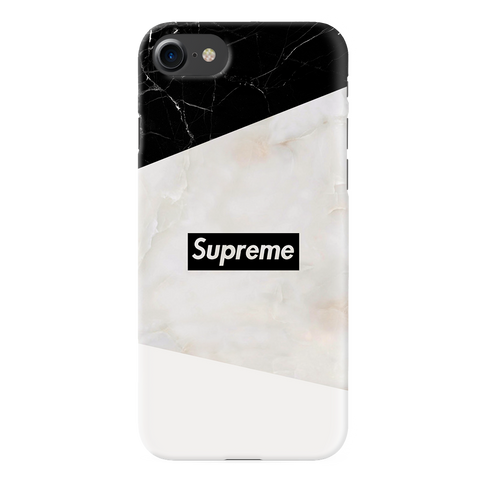 iPhone 7/8 Back Cover and Case Supreme Marble Design