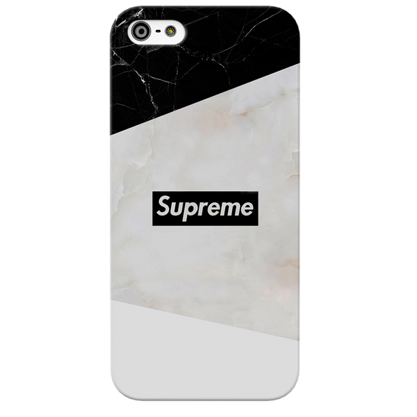 iPhone 5S/SE Back Cover and Case Supreme Marble Design